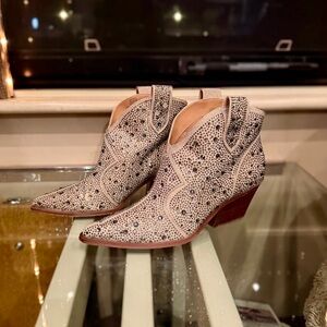 Jessica Simpson Rhinestone Cowboy Boots